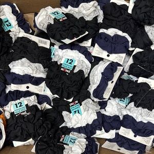Scunci Elegant Black Hair Scrunchie Lot of 50 pcs MSRP $400for resellers $60